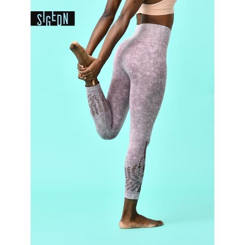 SIGEDN瑜伽褲女冬季緊身顯瘦高腰提臀健身褲親膚裸感透氣逸樂長褲