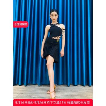 少兒高階套裝女童表演服拉丁舞裙