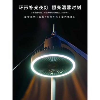nitecore奈特科爾露營風扇戶外野營燈帳篷照明充電照明風扇NEF10