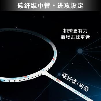威克多VICTOR勝利羽毛球拍輕量 訓練碳纖維單拍TK-280 超輕進攻型