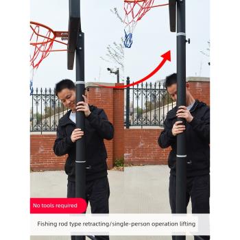移動籃球架小學生成人室外標準籃球框戶外扣籃籃板兒童家用投籃筐