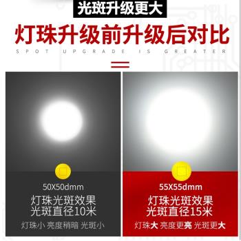 沃爾森強光充電氣超亮遠射W手電筒米大功率LED探照燈5000大
