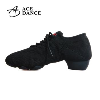 ACEdance瑰意拉丁舞教師鞋男女兩點底室外膠底毛底廣場舞鞋FB269