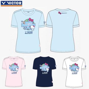 威克多VICTOR勝利兒童青少年羽毛球服KT聯名凱蒂貓T恤T-KT301JR
