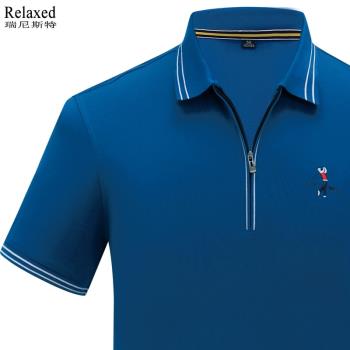 高爾夫球上衣服飾男裝正品翻領POLO衫透氣運動夏季品牌短袖T恤薄