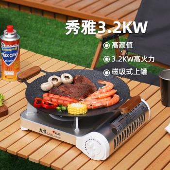 脈鮮韓國超薄車載野炊燒烤卡式爐