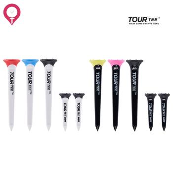 Tour Tee進口高爾夫球Tee長80mm短45mm耐打下場用品golf球t塑膠梯
