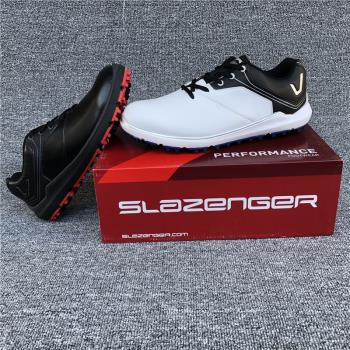 出口英國外貿原單golf運動真皮防水防滑可拆活動釘高爾夫球鞋男鞋