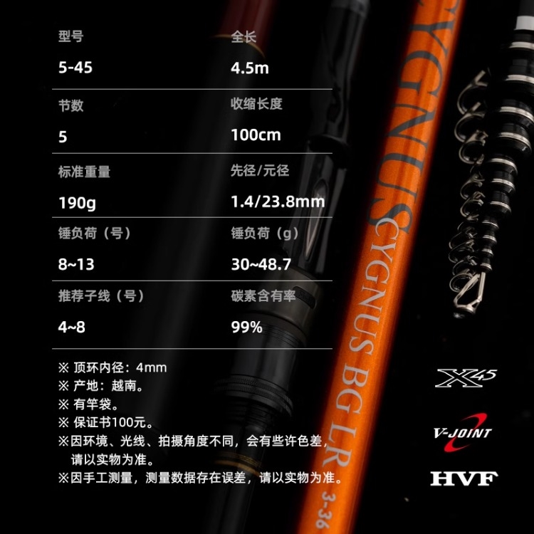 DAIWA達億瓦23款CYGNUS BG CS 滑漂磯釣竿湖庫魚竿達瓦海釣磯竿|磯釣竿