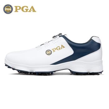 美國PGA 高爾夫男士球鞋夏季透氣鞋子活動釘男鞋旋轉鞋帶運動鞋