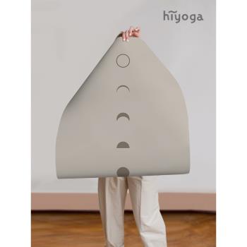 hiyoga嗨瑜伽 |土豪瑜伽墊天然橡膠防滑加厚體位線女家用專業pu墊