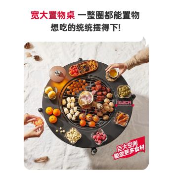 燃客圍爐煮茶爐戶外燒烤爐烤火爐室內取暖爐木炭燒烤桌烤肉炭火盆