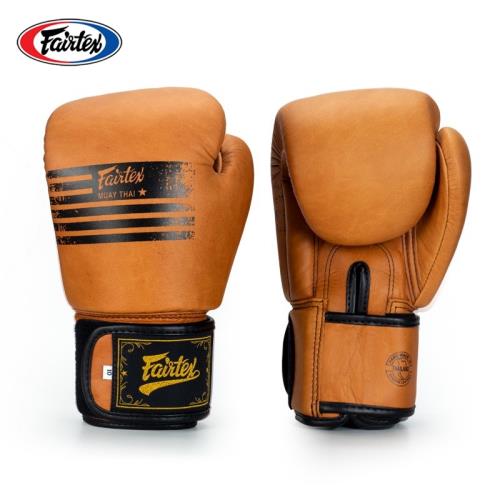 Fairtex 泰國進口訓練拳套復古色BGV21泰拳真皮拳擊手套搏擊散打