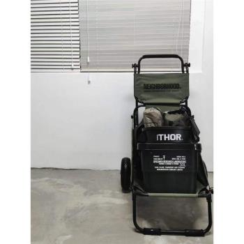 neighborhood nbhd居家戶外露營車載便攜折疊可坐釣魚推車椅6411