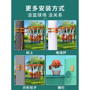 籃球架投籃框壁掛式小籃筐家用成人兒童室外戶外室內可移動免打孔