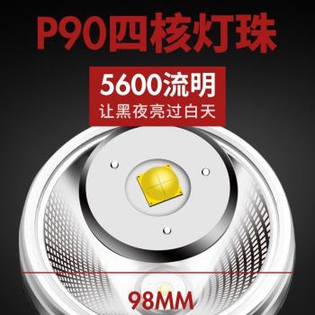 煒輝P90強光頭燈充電亮頭戴式照明燈趕海專用led黃光疝氣戶外礦工