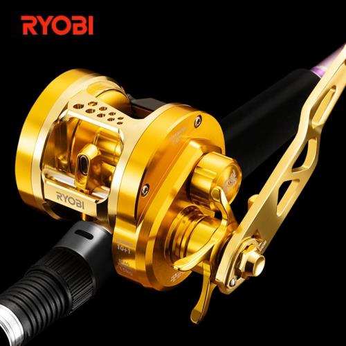 RYOBI日本利優比瓦留斯全金屬鼓輪11軸碳片剎車遠投雷強輪varius.