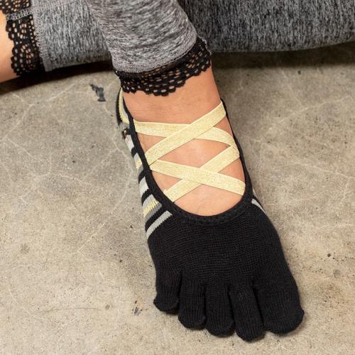 (清倉特賣)ToeSox 專業瑜伽五指襪 防滑普拉提舞蹈訓練腳趾女襪子