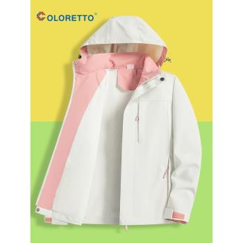 2023新款沖鋒衣男女三合一可拆卸高階防風防水戶外軟殼登山服外套