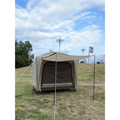 戶外單人速開離地帳篷全自動加厚防雨帳篷床冬釣野營床室內帳篷床