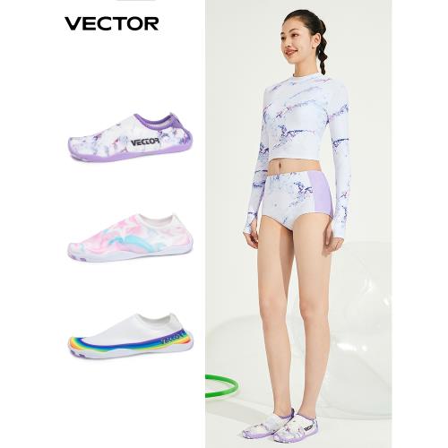 VECTOR玩可拓沙灘鞋襪女潛水浮潛兒童涉水鞋防滑速干鞋溯溪游泳鞋