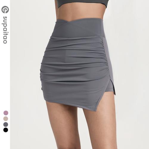 清倉不退換】高腰提臀瑜伽短褲短裙健身褲普拉提裙防走光女夏