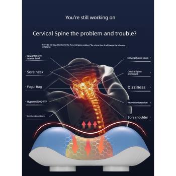 【骨科教授專利】頸椎牽引神器家用矯正壓迫神經頭暈脖子專用枕頭