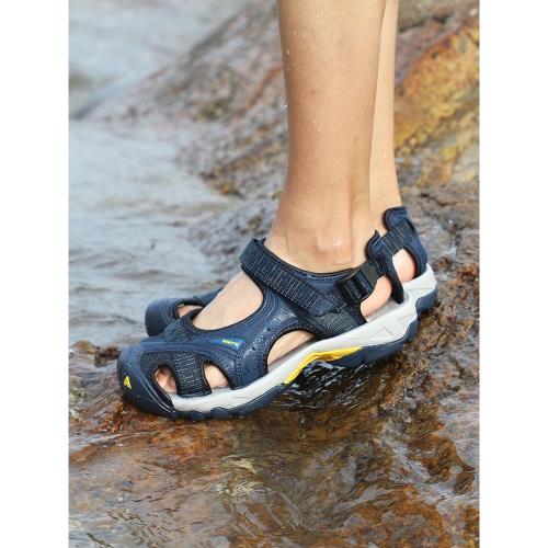 悍途戶外沙灘鞋男夏季海邊透氣輕便速干軟底防滑耐磨運動涼鞋男款