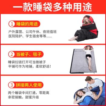 西藏零下冬季加厚防寒羽絨睡袋
