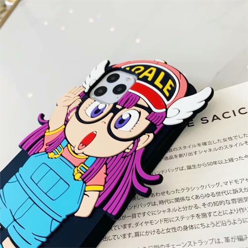 Arale阿拉蕾適用iPhone12promax保護IQ博士蘋果6plus硅膠手機軟殼