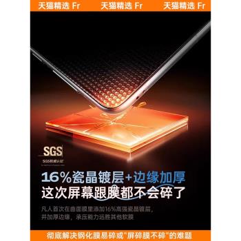 適用小米14pro鋼化膜小米14手機膜13Ultra全屏水凝10s保護曲面11/12至尊版Civi4/3/2/1S保護貼膜MIX4全膠por