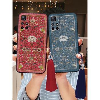 立體浮雕note13適用pro紅米note12國風note10蓮花note8荷花note9媽媽10老人全包note7極速turbo3防摔新款小米