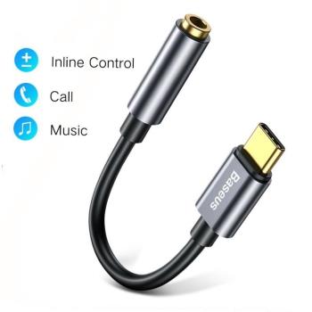 Baseus USB Type C to 3.5mm Jack OTG Adapter Headphone Audio