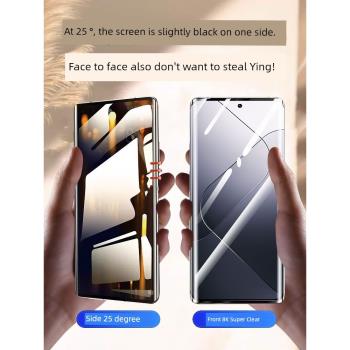 適用小米14Pro手機膜civi4Pro防窺膜13ultra陶瓷12SPro鋼化膜11SUltra曲面10s曲屏mix防窺x保護3/2軟膜1s貼膜
