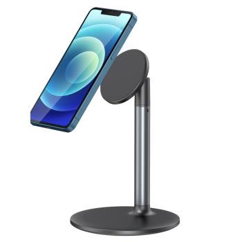 MagSafe磁吸金屬手機支架laylion適用蘋果iphone12到15調節高角度