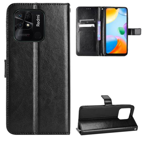 適用Redmi10c錢包翻蓋手機殼紅米10C插卡帶蓋皮套全包防摔軟膠女