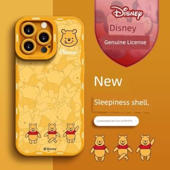 官方正版迪士尼適用蘋果14promax手機殼防摔iPhone13鏡頭全包xs矽膠軟殼12保護套11女8新款14plus高階情侶男