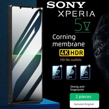 適用Sony索尼Xperia 5V鋼化膜1VI高清1V手機膜10V防爆熒屏護眼IV屏幕5防指紋保護膜