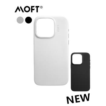 MOFT適用蘋果iphone15/Plus/Pro/Pro Max全包新款手機殼掛繩皮質強磁吸防摔全包magsafe保護套簡約男女款