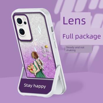適用於OPPOReno7手機殼Reno7Pro保護套reno7se簡約reno6防摔reno6pro軟殼女款矽膠創意高階感鏡頭全包新款ins