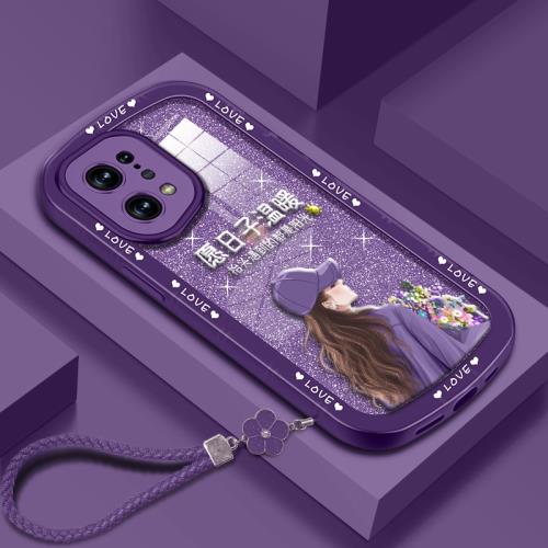 適用于OPPOFindx5手機殼x5Pro保護套OPPOFindx3閃粉OPPOR17簡約r15女時尚軟殼鏡頭全包高級感創意透明外殼防