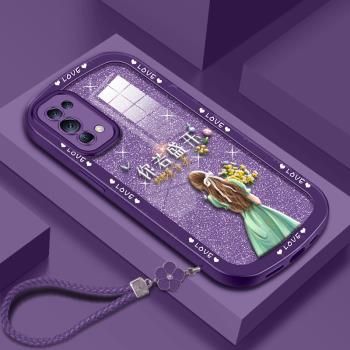 適用於OPPOReno5手機殼reno5pro保護套reno5k閃粉reno4新款reno3高階感網紅女簡約軟殼時尚創意鏡頭全包矽膠