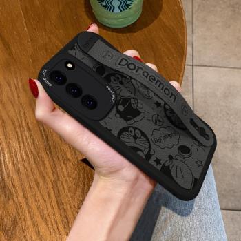 三星卡通全包軟矽膠支架手機殼