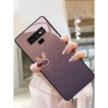 星辰兔適用三星note9手機殼note8新款note20Ultra保護套10+plus玻璃鏡面超薄高階感防滑潮牌網紅簡約新品防摔