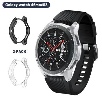 適用三星Gear S3 先鋒電鍍殼Galaxy watch46mm42mm智慧手錶保護套