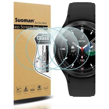 適配三星 Galaxy Watch6 Classic智慧手錶47mm防爆防刮高畫質鋼化膜43mm貼膜保護膜防指紋防摔全屏螢幕保護膜