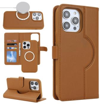 適用iPhone15plus手機殼全包防摔蘋果14Pro max高檔Magsafe磁吸充電保護套13翻蓋12簡約ip11插卡商務復古外殼