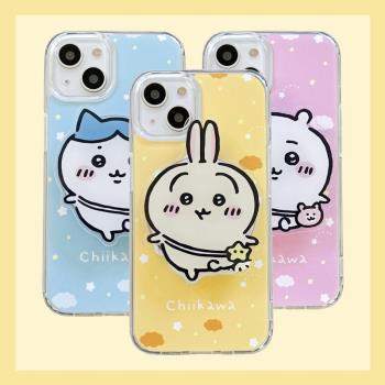 適用iphone15promax蘋果15手機殼13磁吸14支架12防摔11日系吉伊卡哇ins風可愛少女卡通透明無線充電保護套
