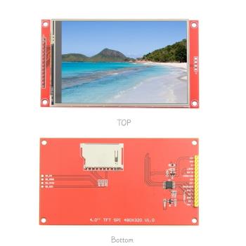 全新4.0寸SPI串列埠液晶屏觸控式螢幕模組 480*320 TFT顯示模組ST7796S