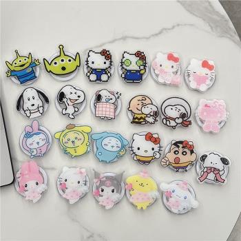 helloKitty亞克力手機支架磁吸適用magsafe磁力吸附桌面可愛卡通